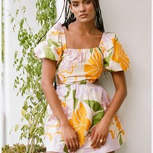 Sabo skirt Zandria cutout dress 4 NWT